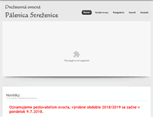 Tablet Screenshot of palenica.strezenice.info